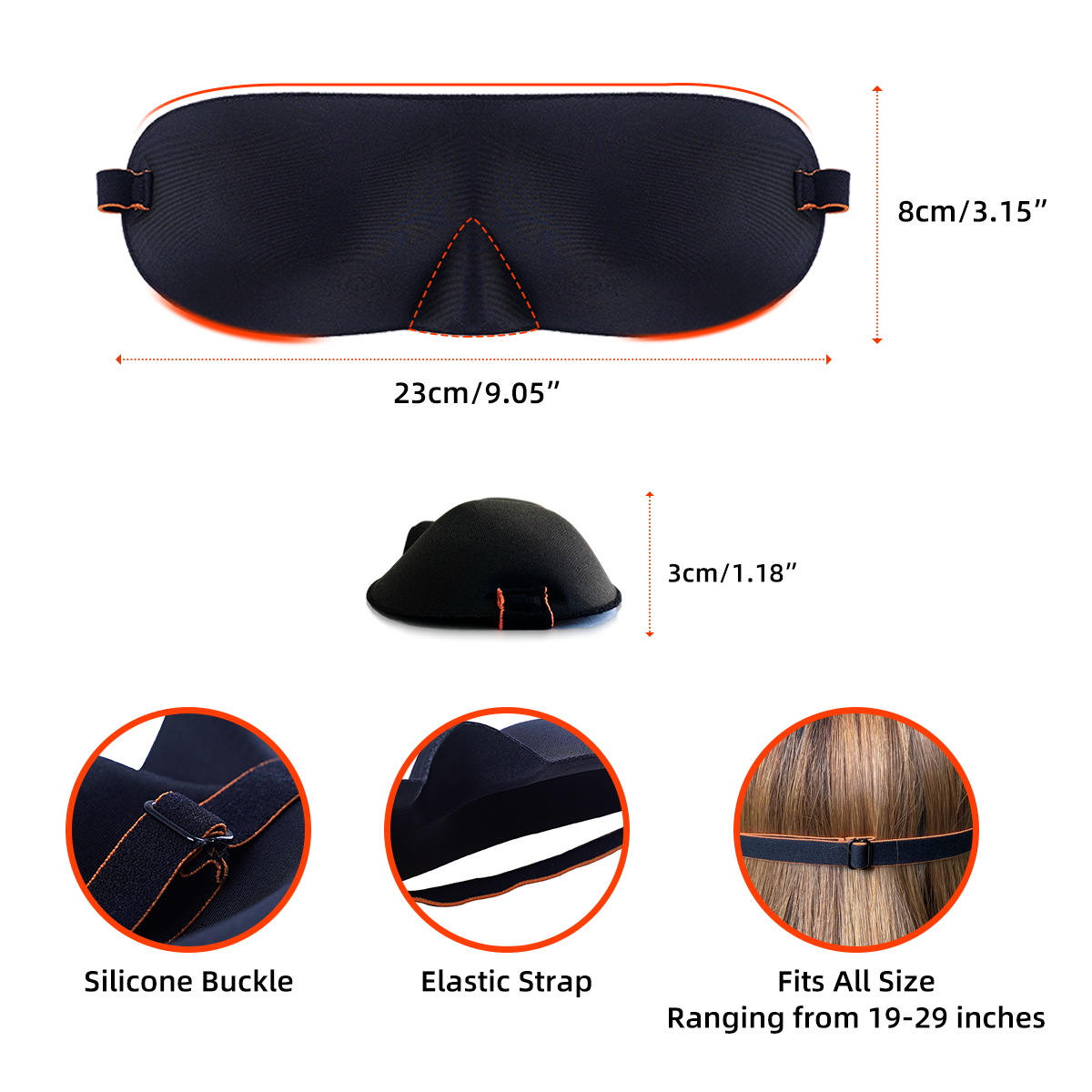 3D Light Blocking EZ Sleep Mask