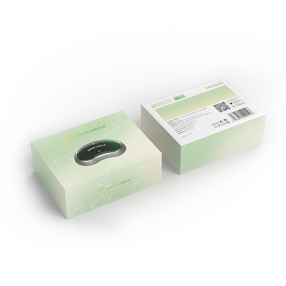 Snore Circle YA4300 Electronic Muscle Stimulator Pro With A Pack of Conductive Strips