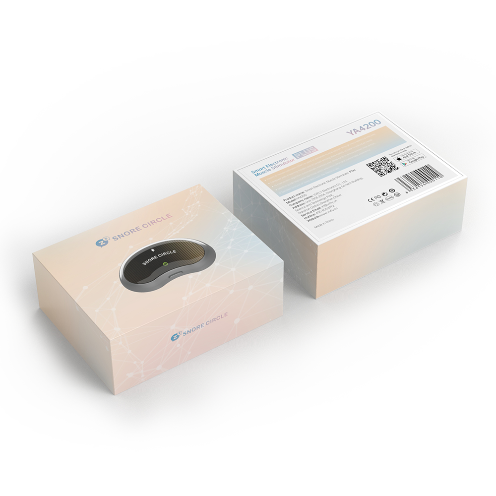 Snore Circle YA4200 Electronic Muscle Stimulator Plus With A Pack of Conductive Strips