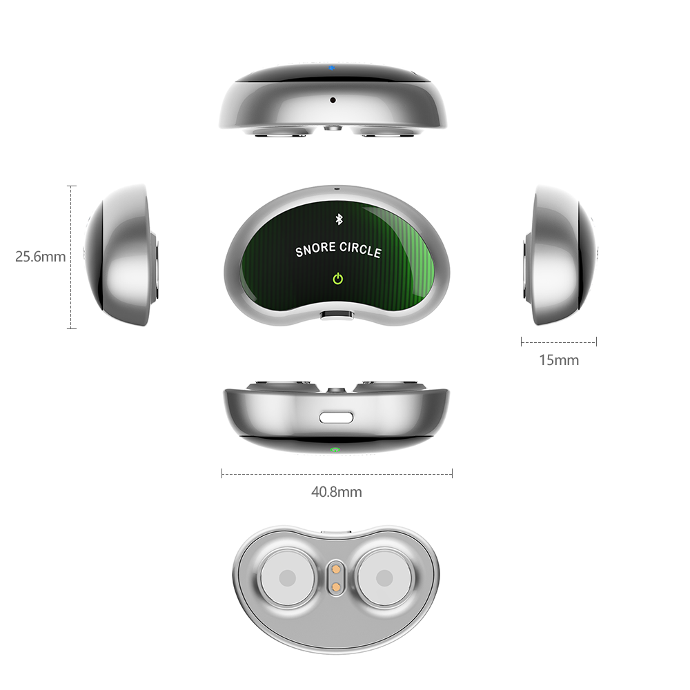 Snore Circle YA4300 Electronic Muscle Stimulator Pro With A Pack of Conductive Strips