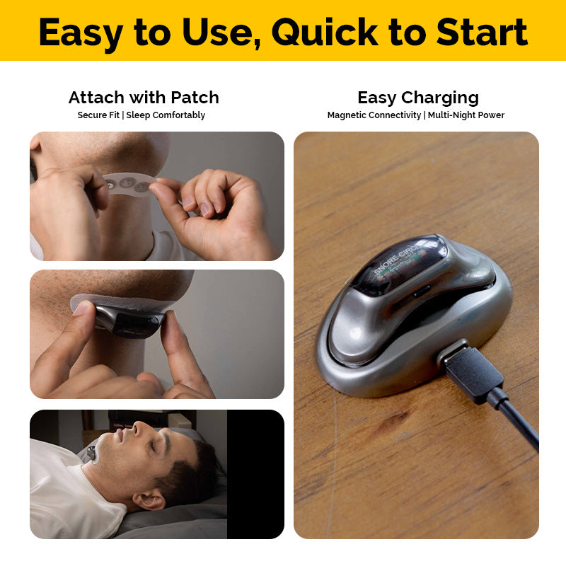 SNORE CIRCLE YA4600 本体 YA4600 New Upgraded Smart Electronic Muscle Stimulator Anti