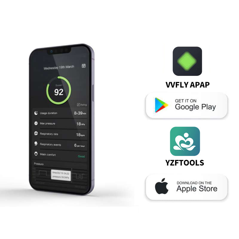 YA50Pro New Upgraded Portable Fully Automatic Whisper-Quiet APAP Device