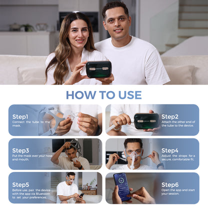 YA50Pro New Upgraded Portable Ultra-Quiet Auto APAP Device for Better Sleep