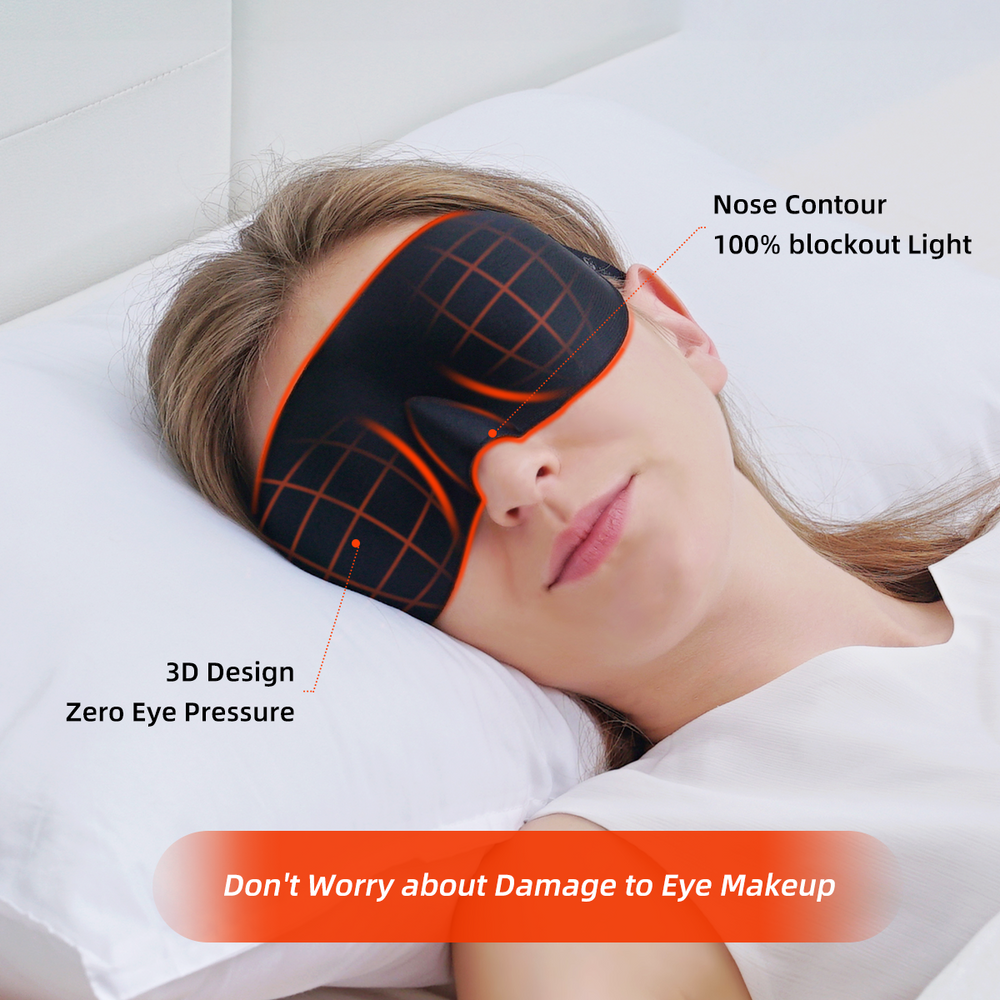 Open image in slideshow, 3D Light Blocking EZ Sleep Mask
